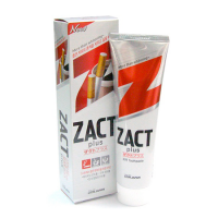 Зубная паста Cj Lion Zact Plus (отбеливающая, против следов никотина и кофе, мята)