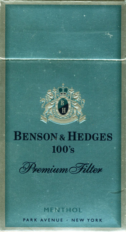 Benson & Hedges Menthol 100's Premium (USA)